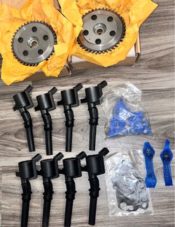 OBO new ford 5.4L / 4.6L 3V engine parts - cam phasers & ignition coils kit