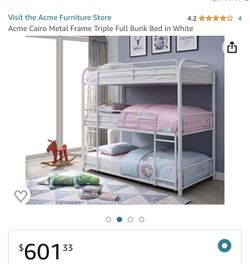 Triple Bunk Bed Brand New Sale