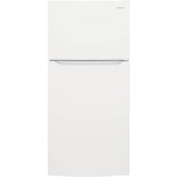 Frigidaire 18.3-cu ft Standard-Depth 30-in Wide Top-Freezer Refrigerator (White) Garage Ready $350