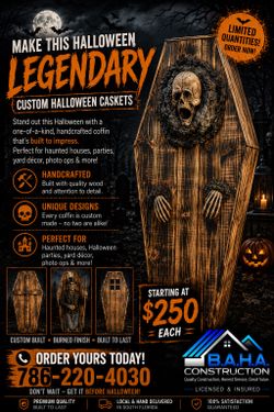 Custom Halloween Caskets