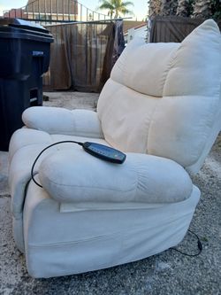 White Recliner Couch