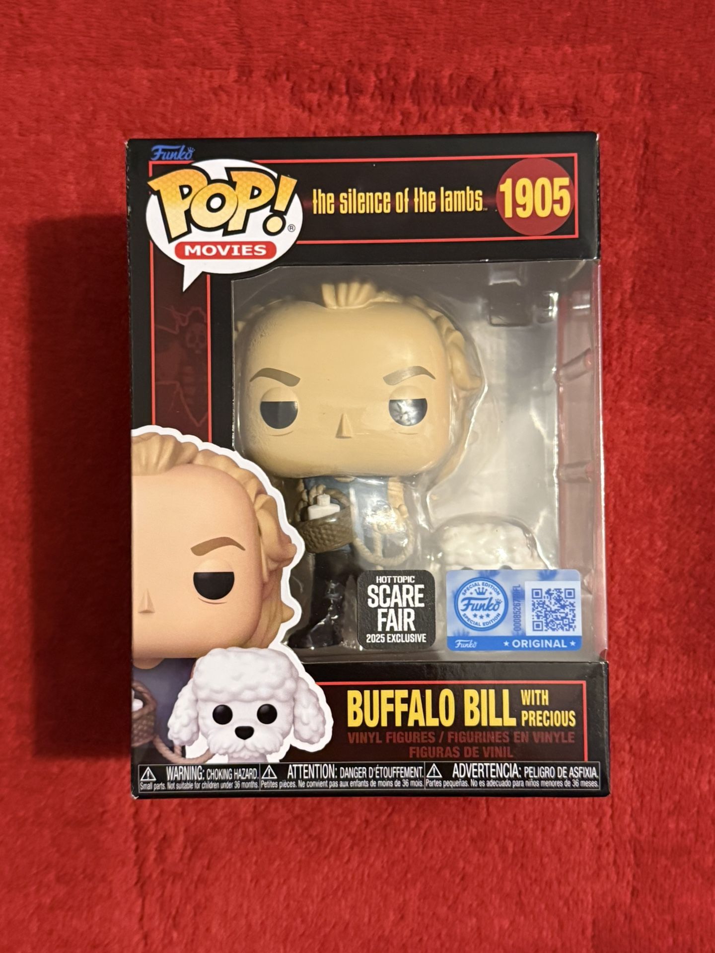 Funko Pop! Buffalo Bill with Precious #1905 Scare Fair 2025 Hot Topic Exclusive
