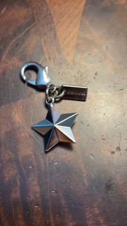 Coach Star Bag Charm Keychain