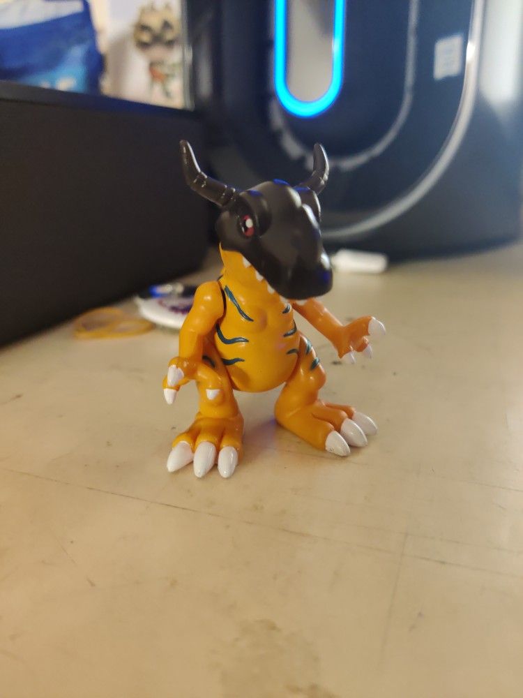 Vintage 1999 Bandai Digimon Greymon 2 Action Figure With Moving Arms And Jaw