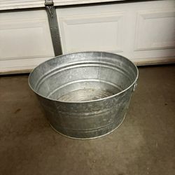 Large Galvanized Tub