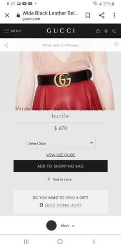 Women Gucci belt
