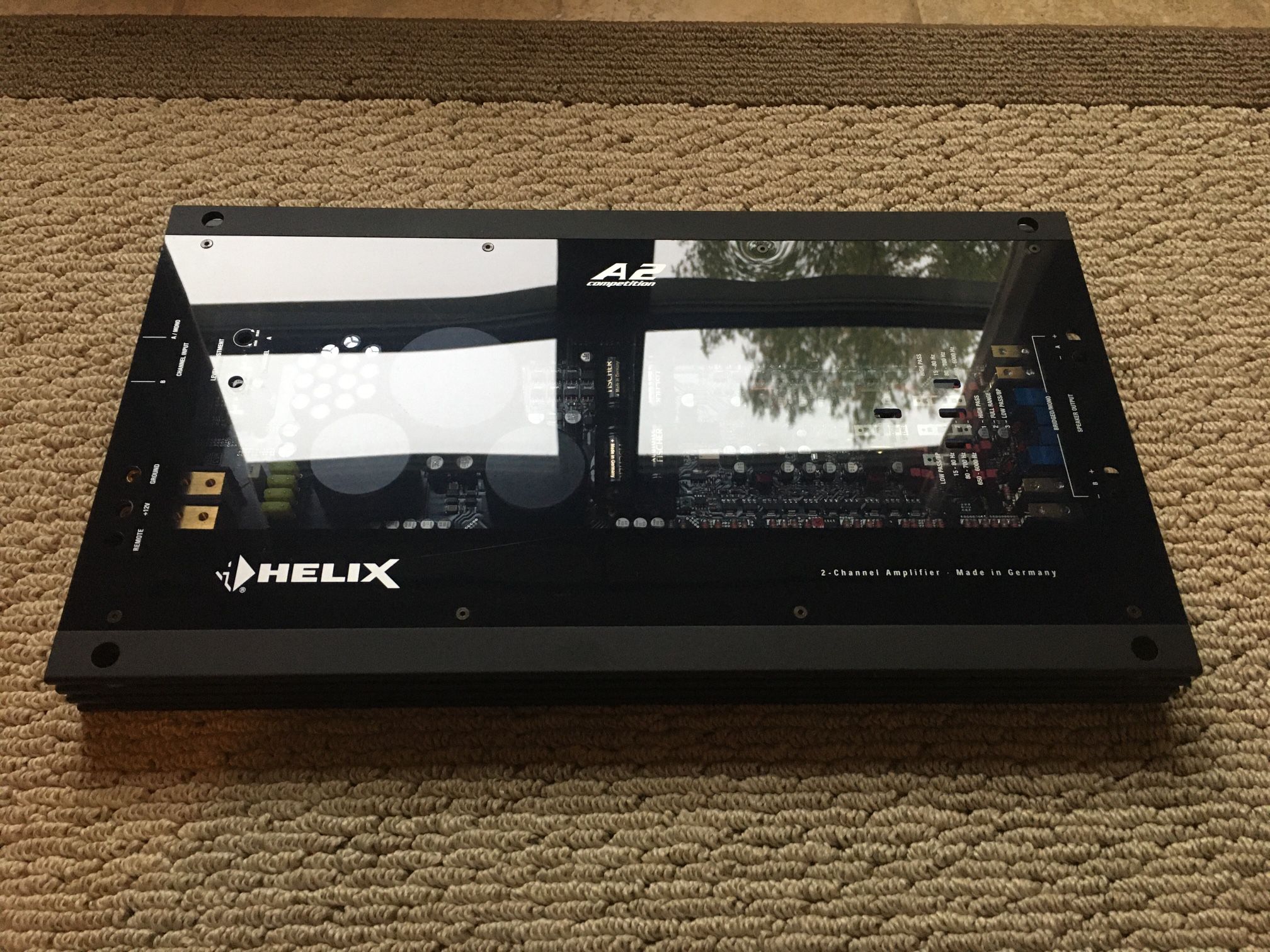 Helix A2 2 Channel Amp. Great For Mid Bass Or A Sub 