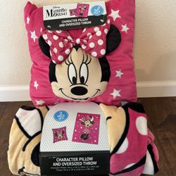 Minnie Mouse Pillow & Throw 