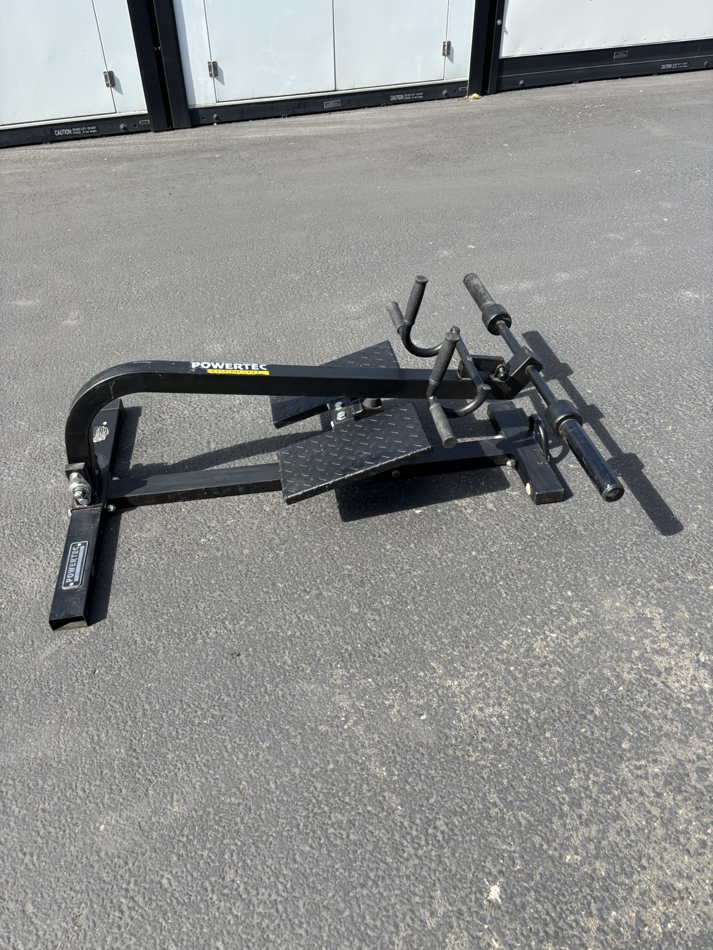 Gym T bar row machine