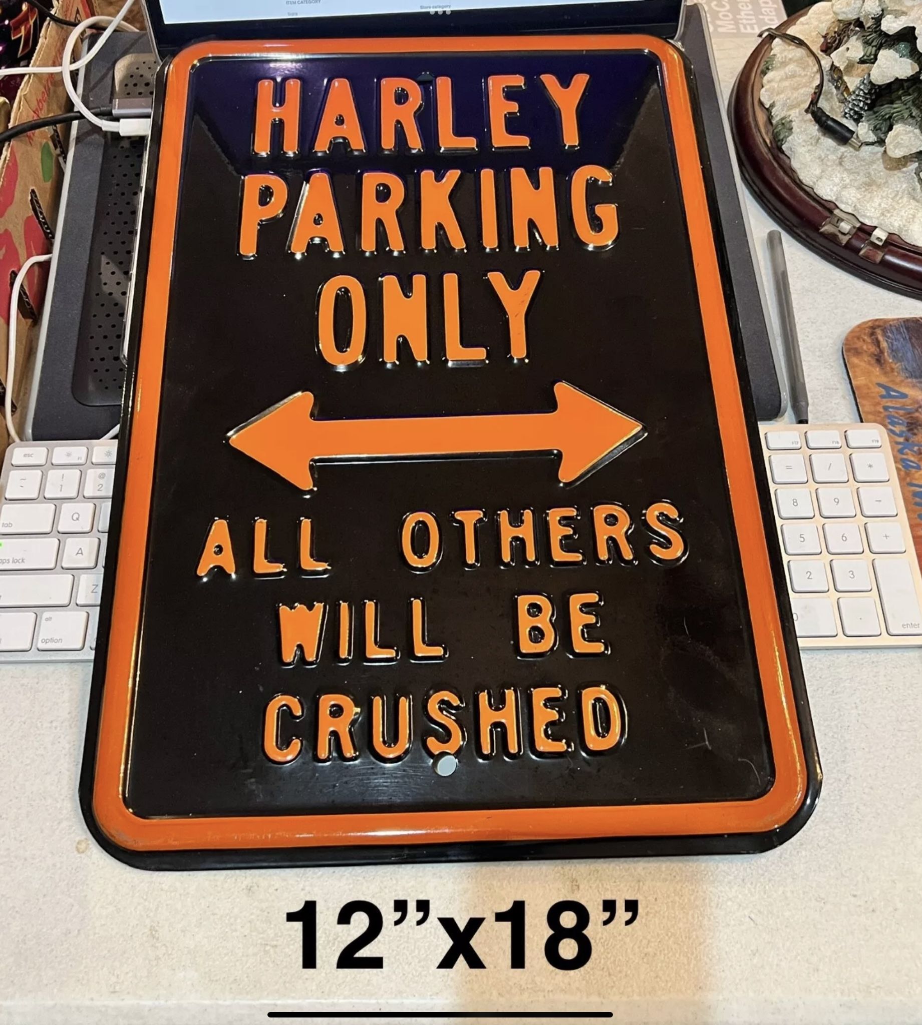 Metal Harley Sign