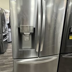 Now $999  Was$2799 LG French Door Refrigerator With Dual Ice Maker 