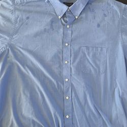 Light Blue Long Sleeve Dress Shirt 18 34/35 $10