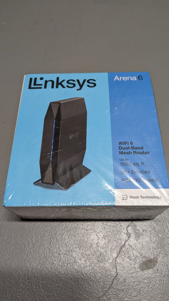  *Brand NEW Sealed* Linksys Arena 6 Dual-Band Mesh Router AX1800 WiFi 6.