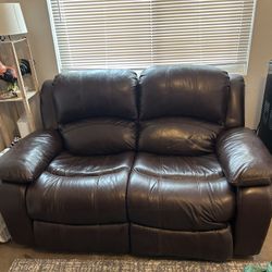 Leather Two Seat Recliner