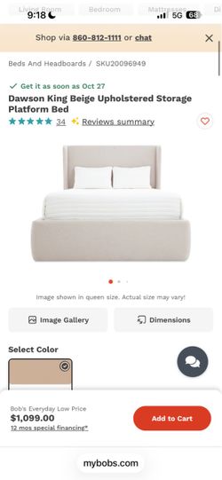 King size bed
