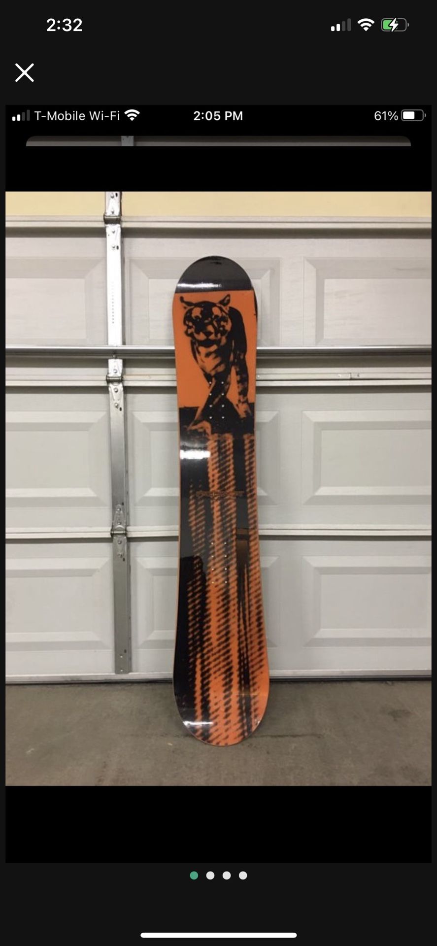 Freesport Snowboard 155Cm Snowboard 🏂