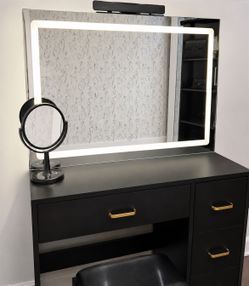 Black small vanity