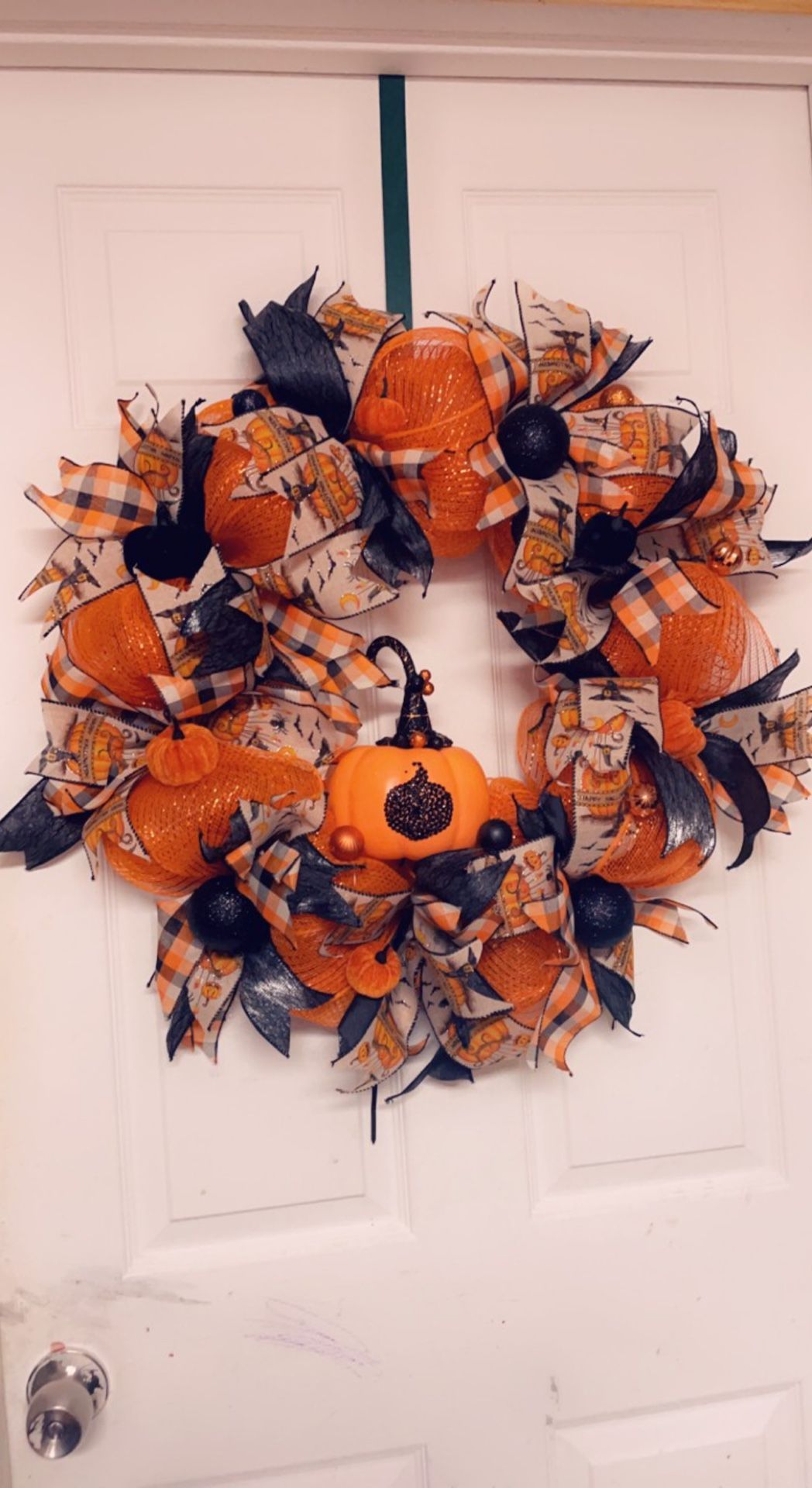 Fall wreath pumpkin