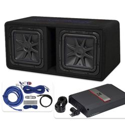 NEW POWERFUL BASS PACKAGE KICKER AUDIO INSTALLED