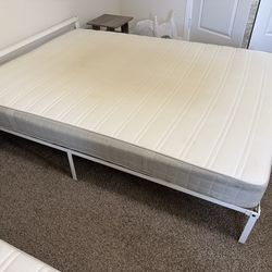 IKEA queen size bed with mattress