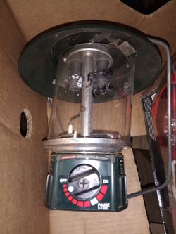 Coleman lantern used once