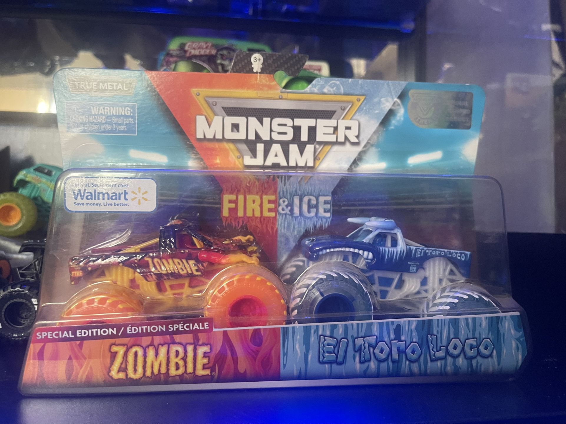 Monster jam El Toro Loco and Zombie Fire And Ice