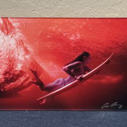 Aaron Chang Signed Fine Art Photography - Surfing - Photo on Acrylic Plaque