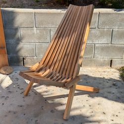 Wood Outdoor Folding Chair