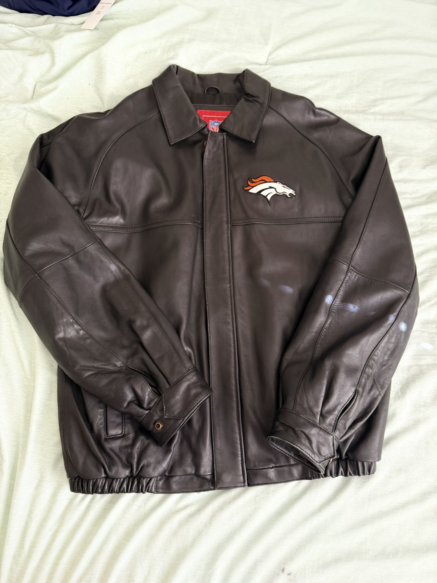 Men’s Broncos Leather Jacket 