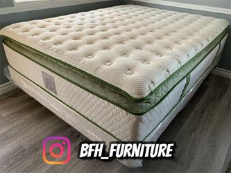 Calking organic elite superior hybrid cool gel memory foam pillow top 14inch mattress