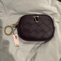 NWT Victoria’s Secret Keychain Coin Wallet Small, Purple