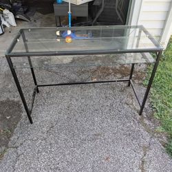 Glass Desk