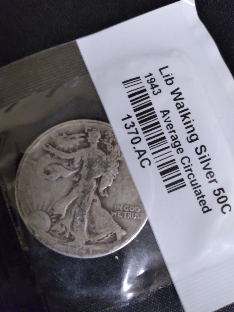 1943d Walking Liberty Half Dollar