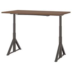 IKEA Sit Stand Desk - Brown 47.25in x 27.5in