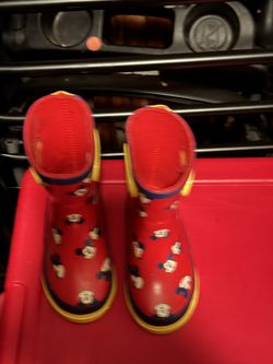 Rain Boots.