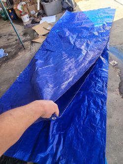 13 1/2' x 20' heavy duty tarp.