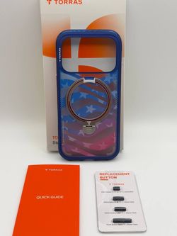 TORRAS Ostand Q3 Air Case for iPhone 17 Pro, MagSafe, Football Starlight