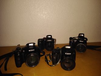 Sony, Canon ,Nikon , Kodak Zoom cameras