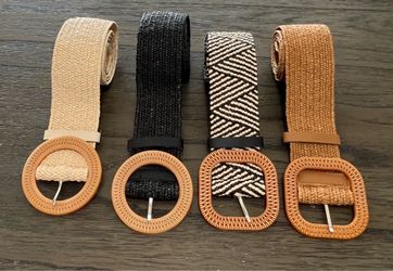 New Women’s Stretch Belts – Set of 4 – $25