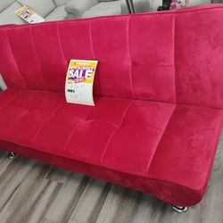 Sofa Bed In Red, Yellow, Black And Blue 
