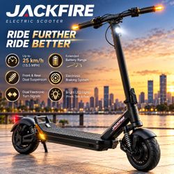 🛴 BRAND NEW JACKFIRE Electric Scooter – Black