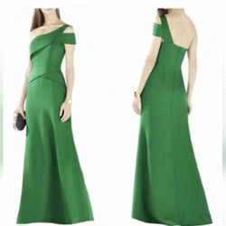 New with tag BCBG long beautiful green dress