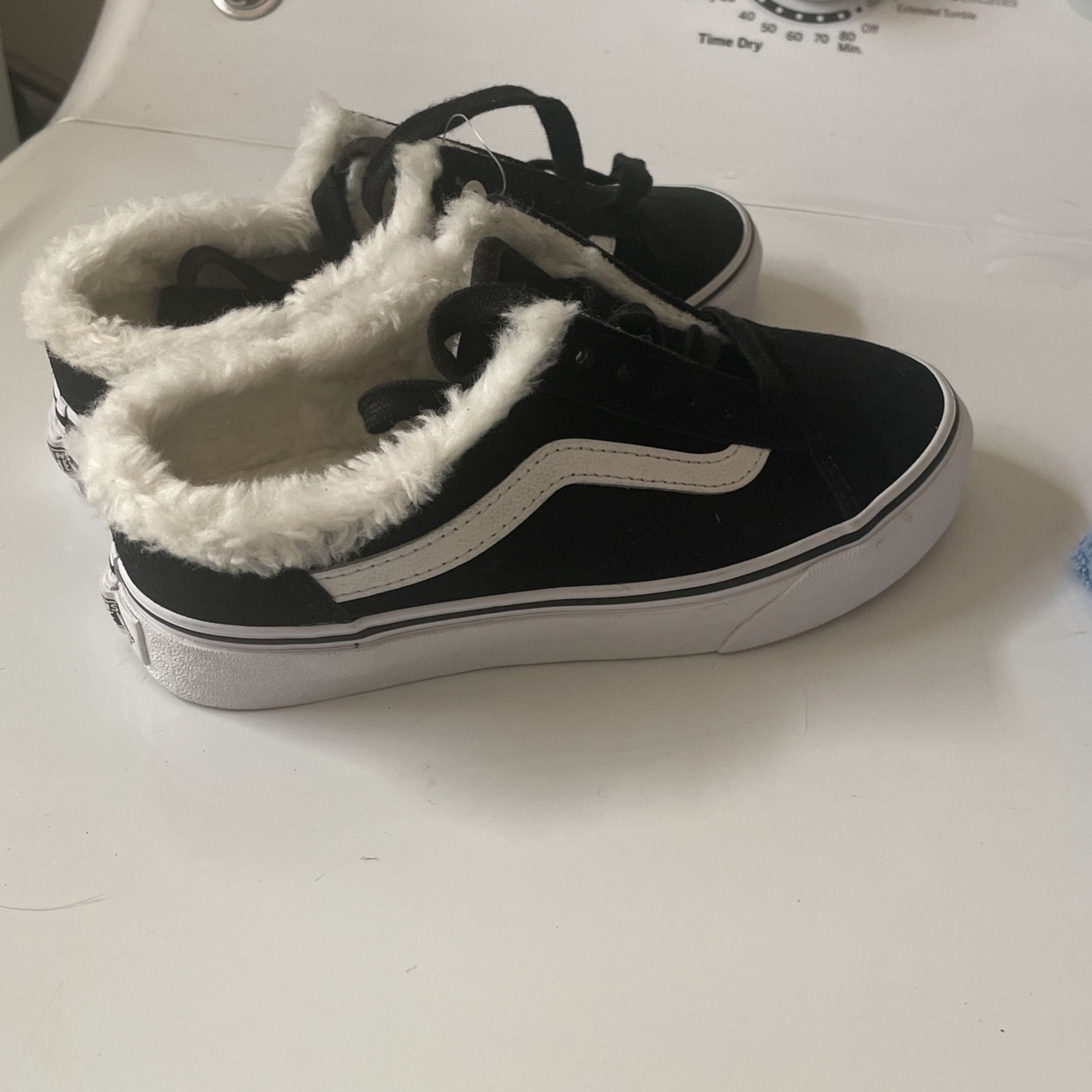 Vans Old Skool Faux Fur Lined Sneakers