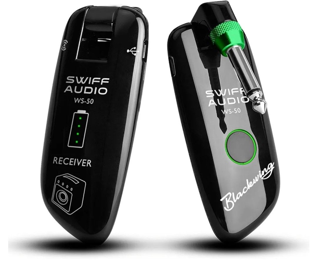 SWIFF High-Grade Electronic Guitar Wireless System Rechargeable Guitar Transmitter Receiver Support Multi Channels and Long Battery Life for All Elect