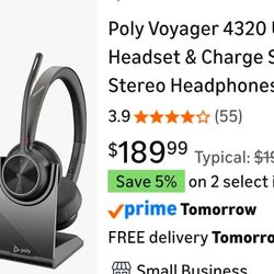 Voyager Headset Brand New 