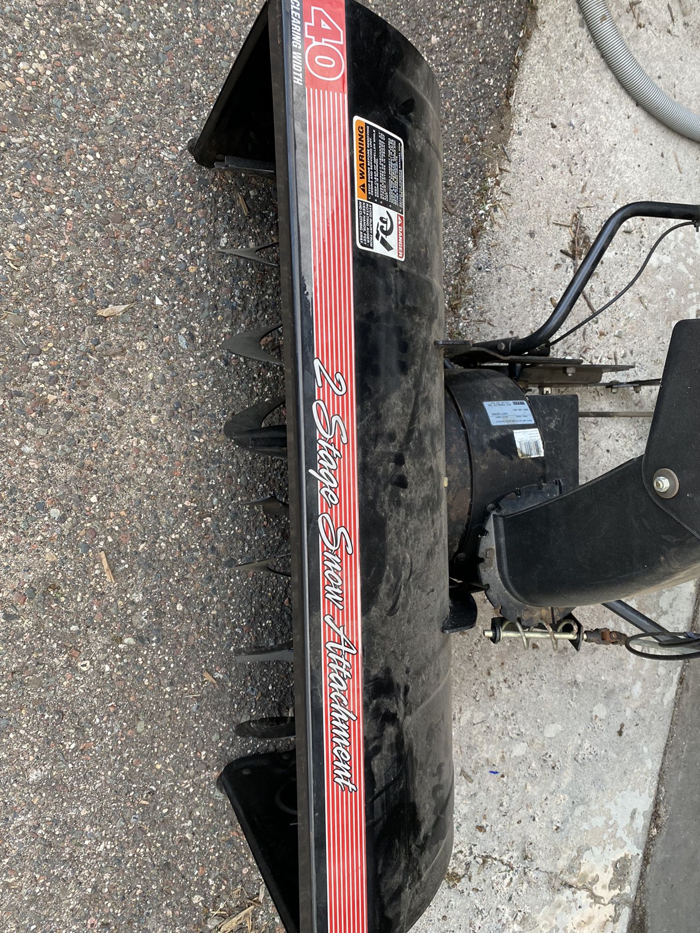 MTD 40in Plow For A Riding Lawn Mower -new