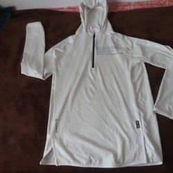 rare ASRV aesthetic revolution silverplus hoodie 1/4 zip XS DSG-150