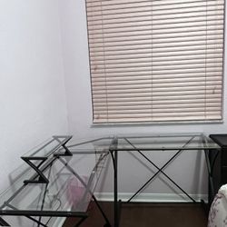 Glass Desk