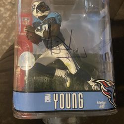 Vince Young Debut Autographed Figure