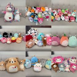 Squishmallow stuffed animal bundle price brand new from storage